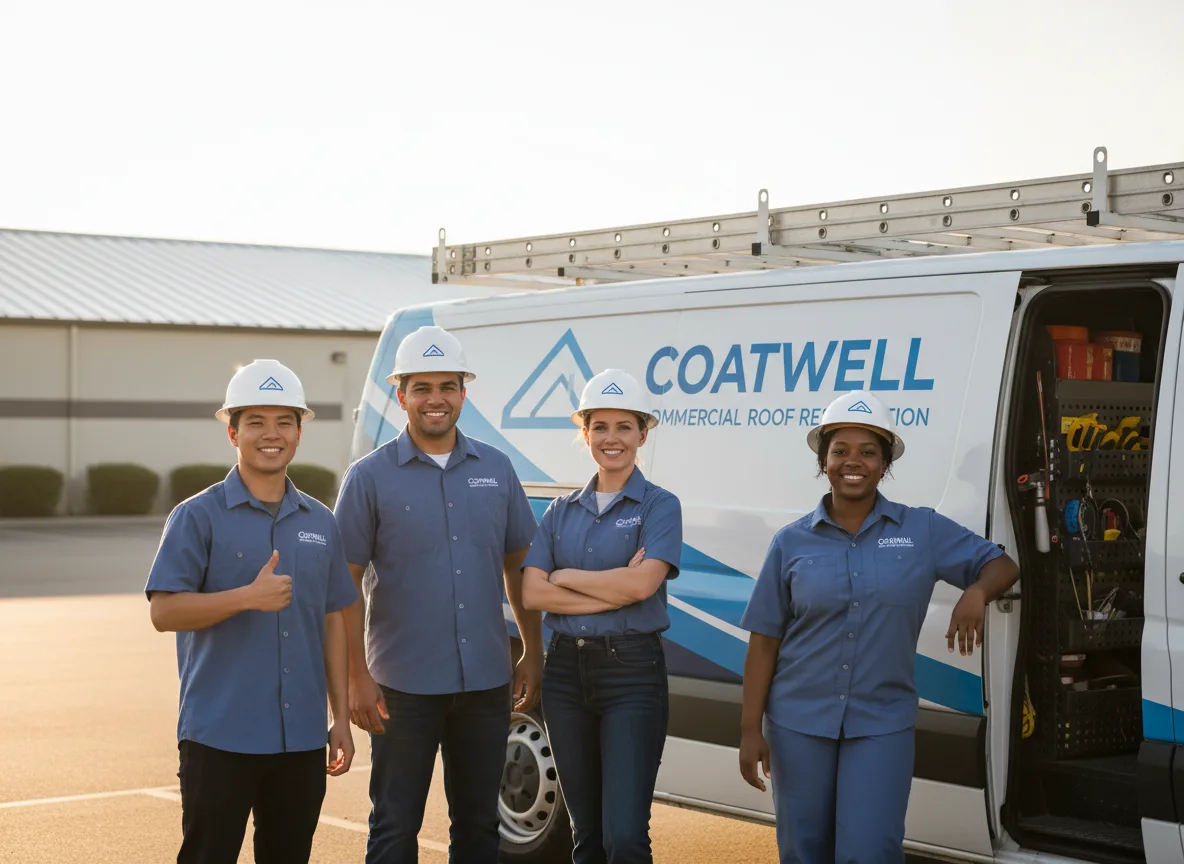 Commercial roof coating company in Loretto, MN
