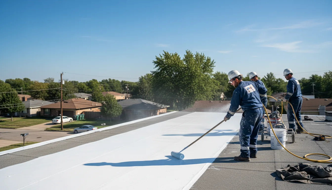 Commercial roof coating in Loretto, MN near me